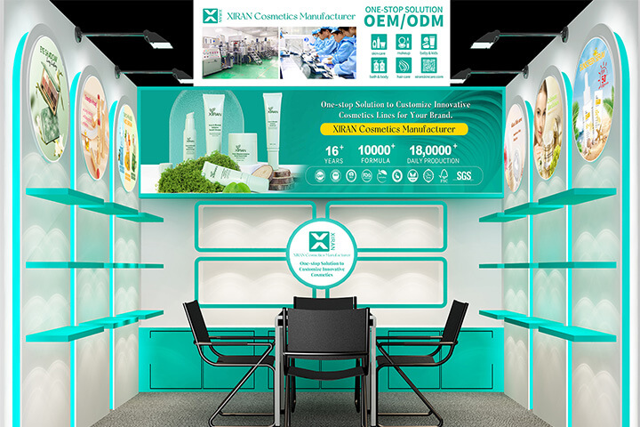 xiran skin care booth